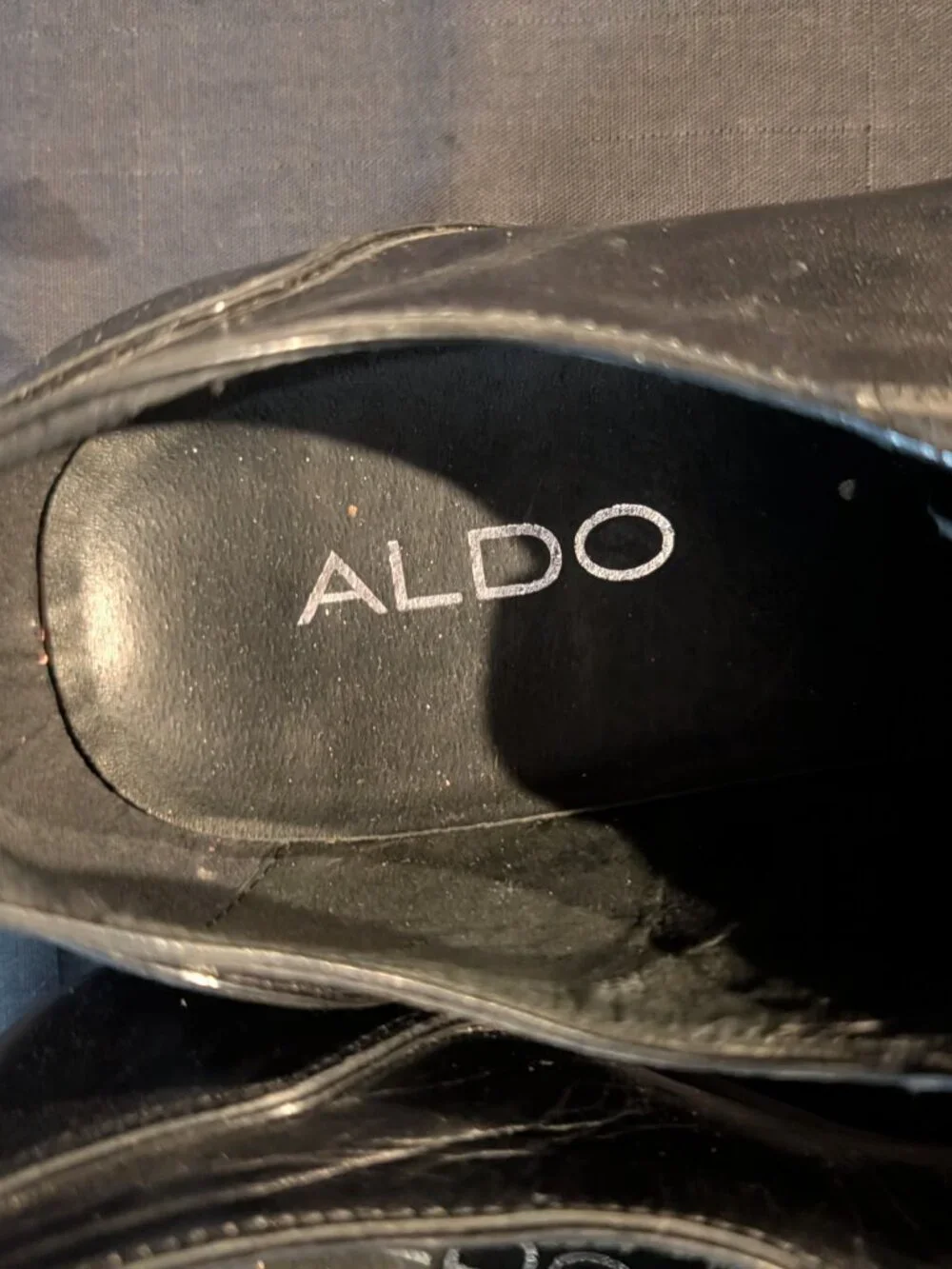 Aldo shoes mens black size 44
